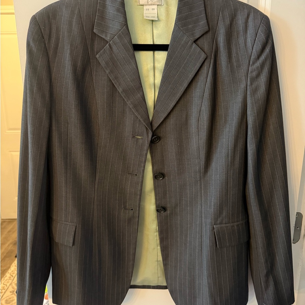 Charcoal Pinstripe Hunter/Jumper jacket